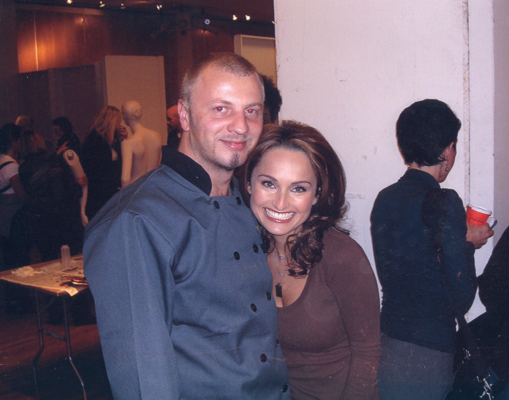 Fritz Knipschildt is with a lady