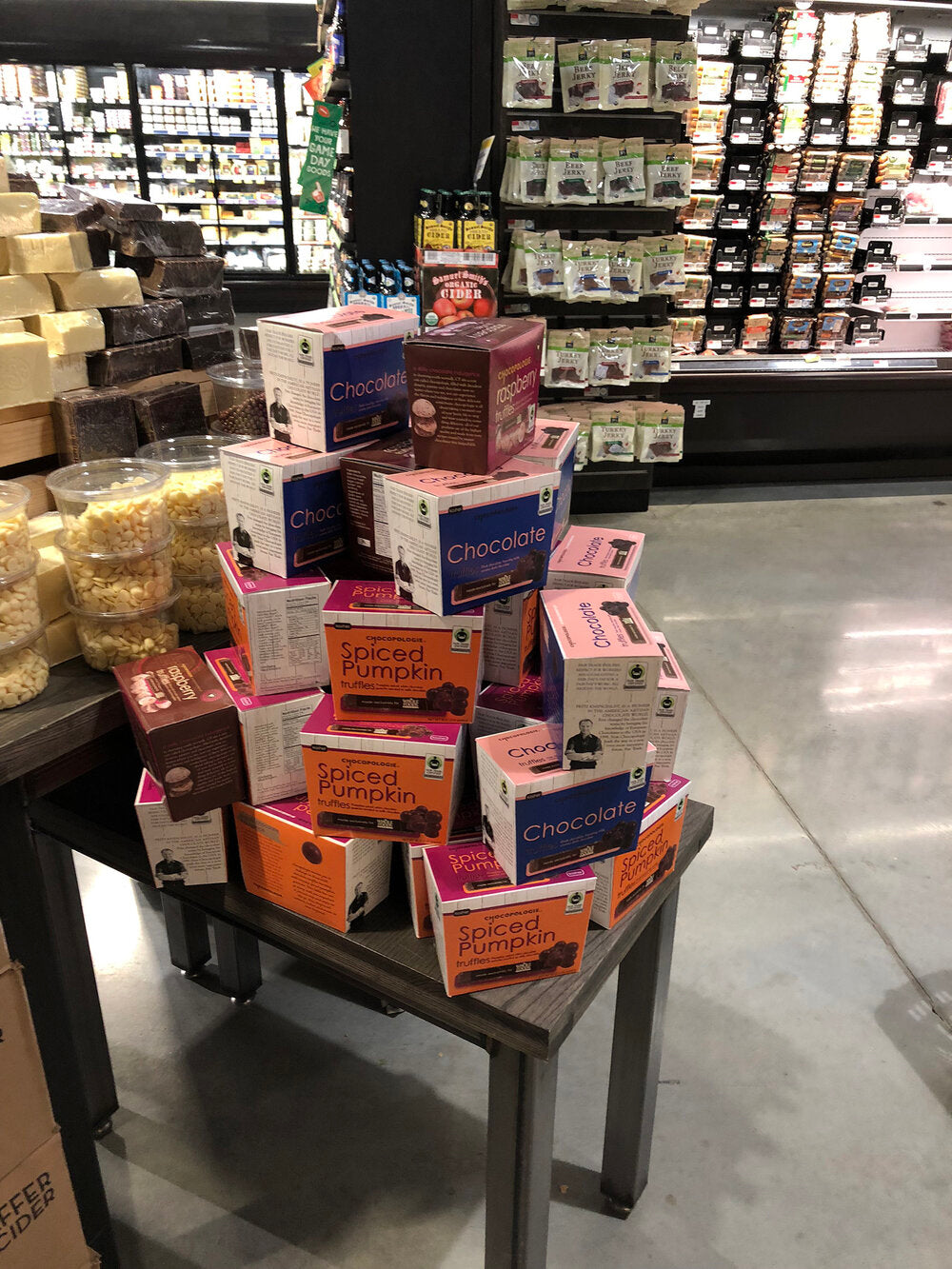 boxes of chocolates on a table