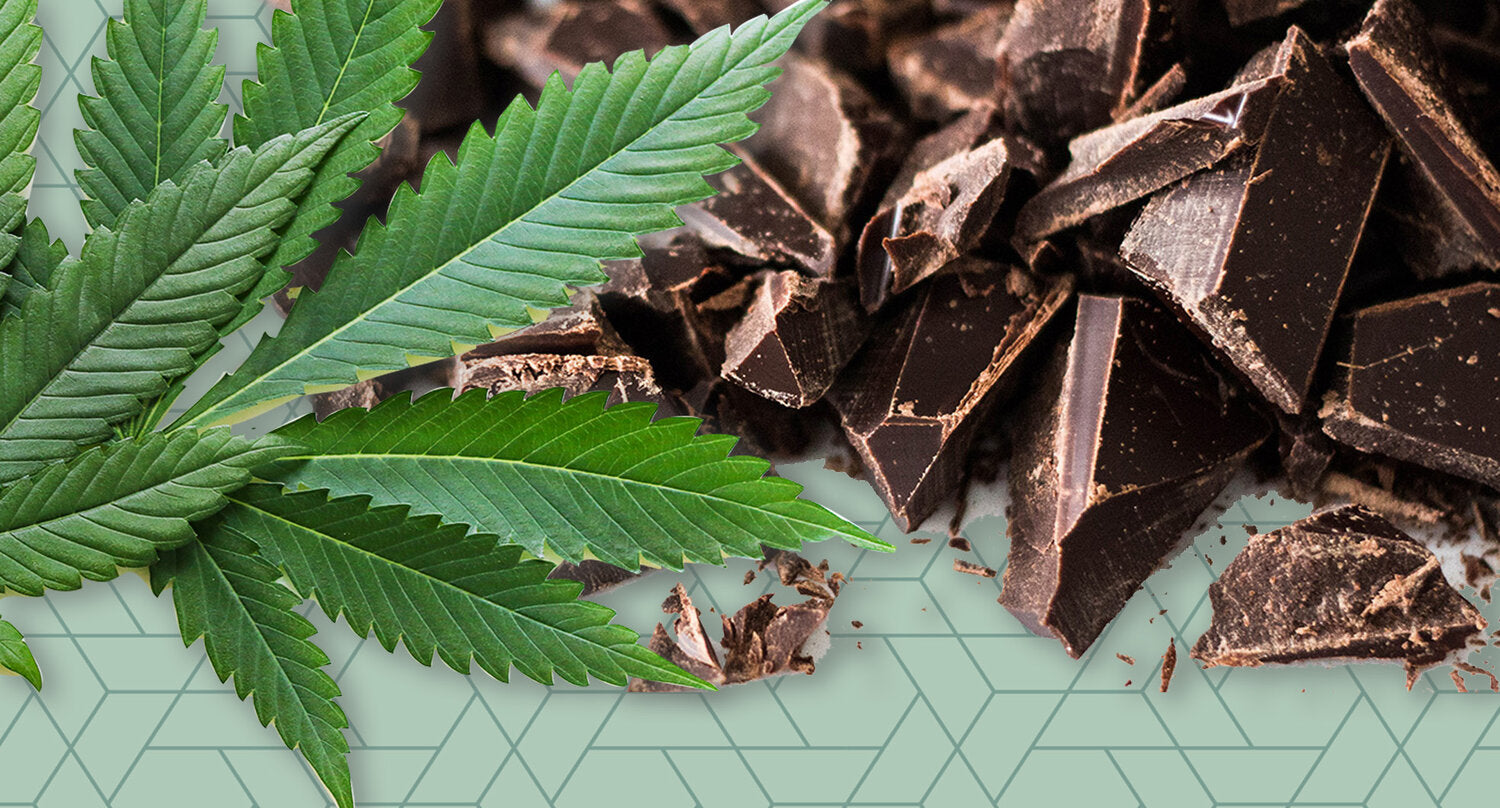 Chocolates and leafs