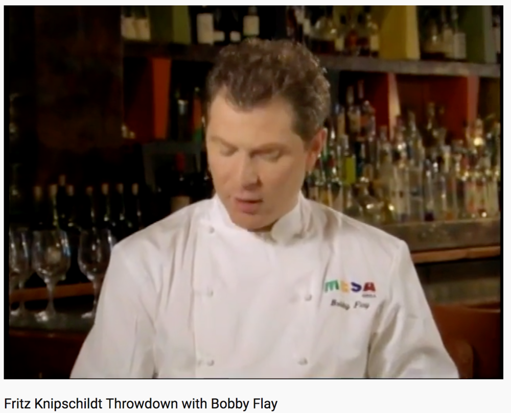 Fritz Knipschildt throwdown with bobby flay