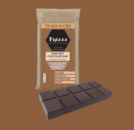 75 MG of CBD Toasted Coconut Chocolate Bar